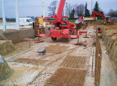 Réalisations de fondations de bâtiment tertiaire, industriel, commercial à Bourges dans le Cher, région Centre-Val de Loire, par l'entreprise Dubuget SA